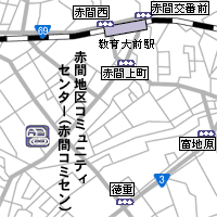 赤間地区コミュニティ・センター地図